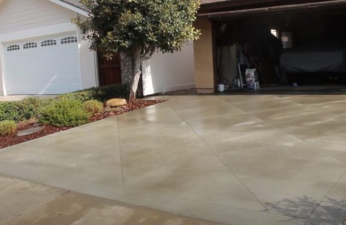 New driveway built at home in Leon Valley